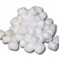 High quality wholesale white medical cotton ball, 100% pure cotton alcohol sterilize cotton ball