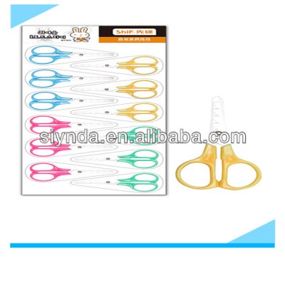 Small student plastic handle scissor